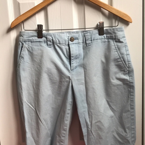 Light Blue Boot Cut Khakis - Picture 2 of 3